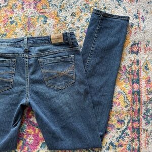 Aéropostale Y2K Low Rise Dark Wash Skinny Jeans